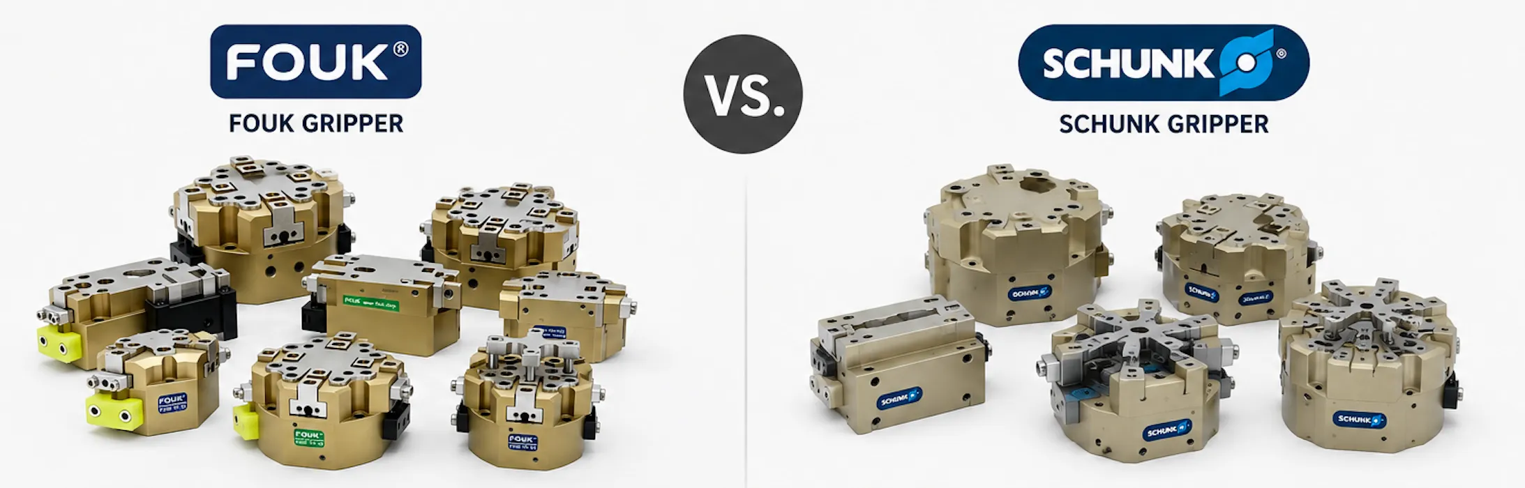 Why FOUK Pneumatic Grippers Can Perfectly Replace the SCHUNK PGN-plus Series